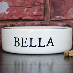 Personalised Stamp Font Design Cat Bowl