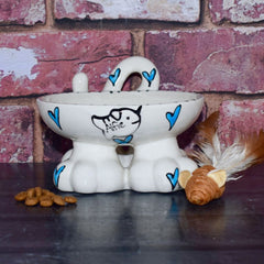 Personalised Whimsical Cat Legs Bowl 3