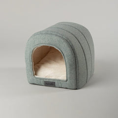 Seattle Cave Cat Bed - Topaz Green