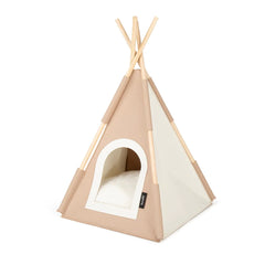 Stockholm Felt TeePee Cat Bed - Tan