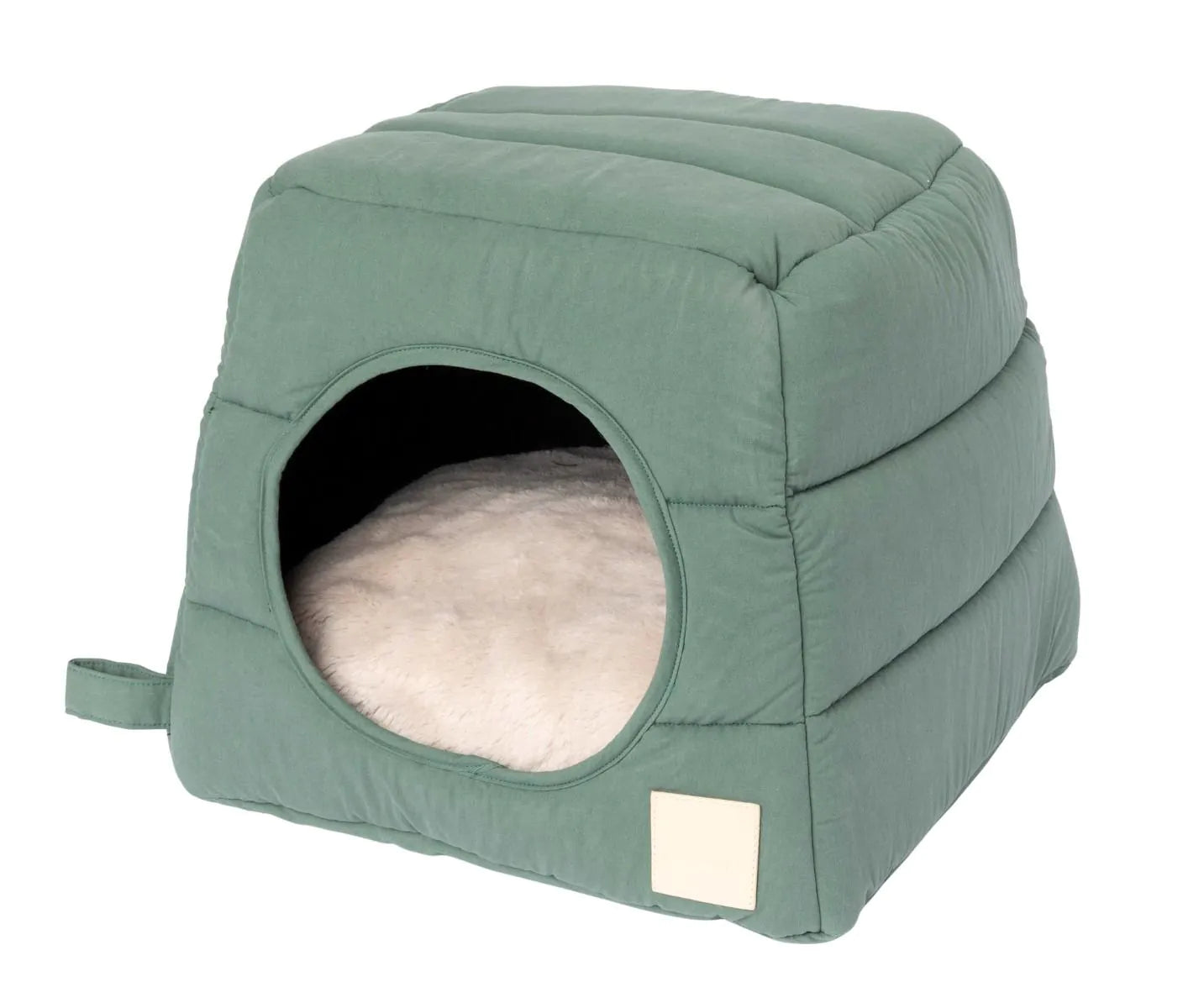 FuzzYard Life Cat Cubby - Myrtle Green