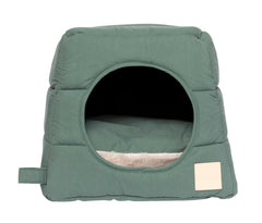 FuzzYard Life Cat Cubby - Myrtle Green