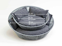 Luxury Siro Twist Cat Basket