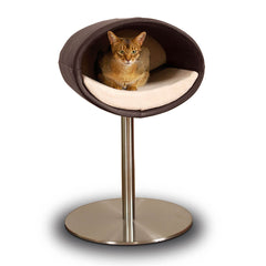 Luxury Rondo Faux Leather Cat Stand