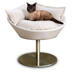 Luxury Cosmo Faux Leather Cat Bed