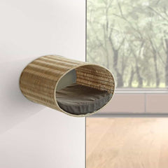 Luxury Rondo Wall Rattan Cat Bed