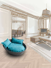 Luxury Buffalo Leather Chester Cat Bed