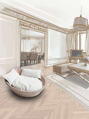 Luxury Buffalo Leather Chester Cat Bed