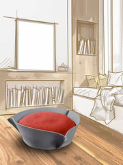 Luxury Nook Felt Cat Bed