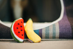 PLAY Feline Frenzy Tropical Fruits Cat Toy Set of 2