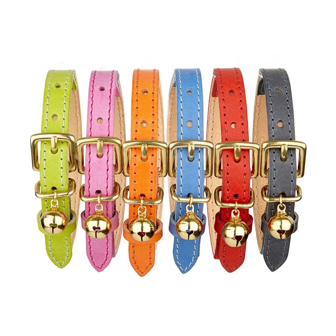 Leather Cat Collars – Chelsea Cats