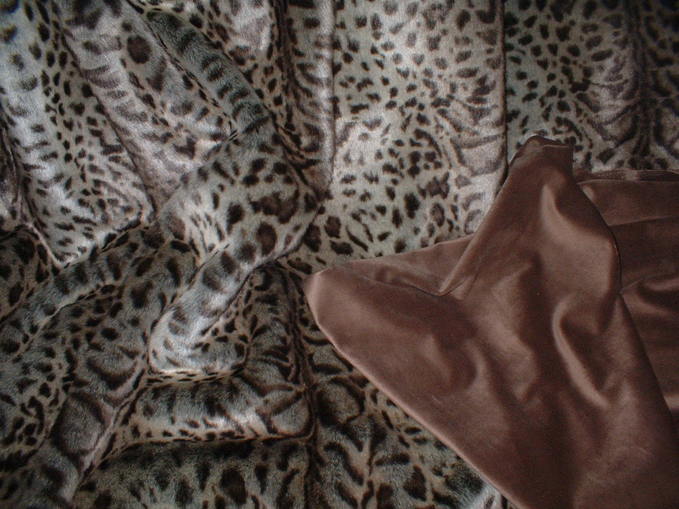 Luxury Ocelot Faux Fur Cat Blanket
