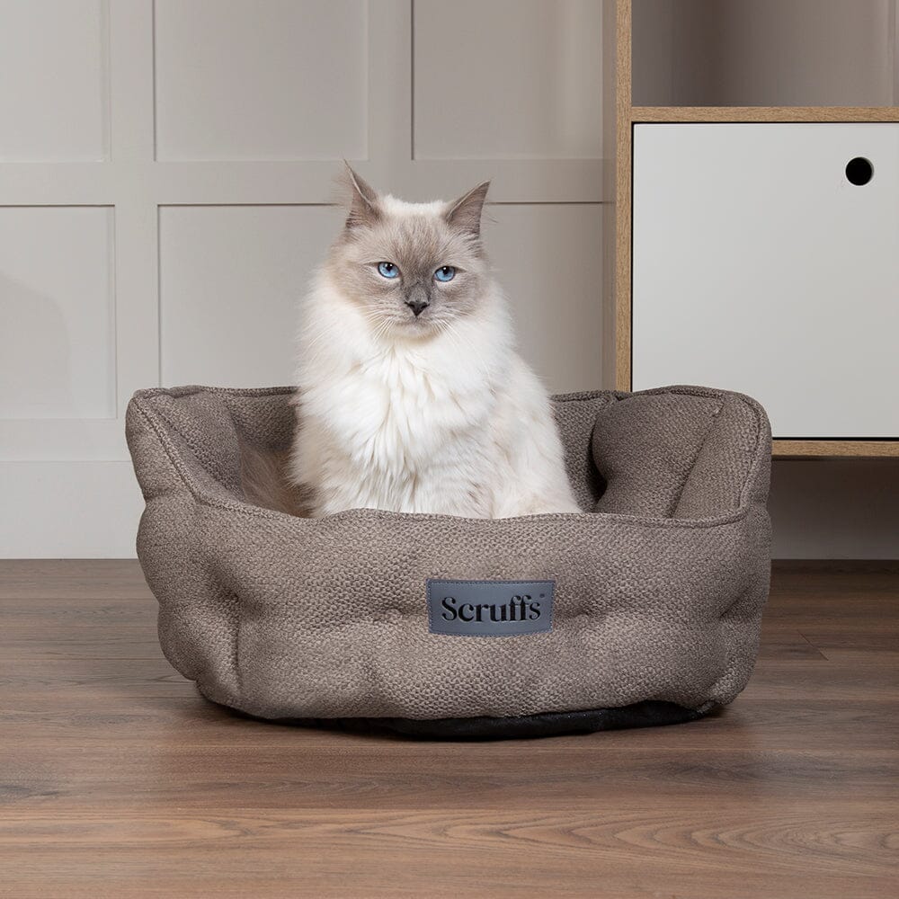 Seattle Cat Bed - Stone Grey