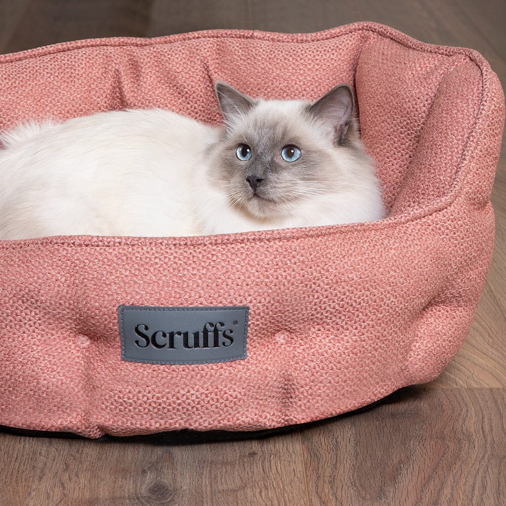 Seattle Cat Bed - Coral Pink