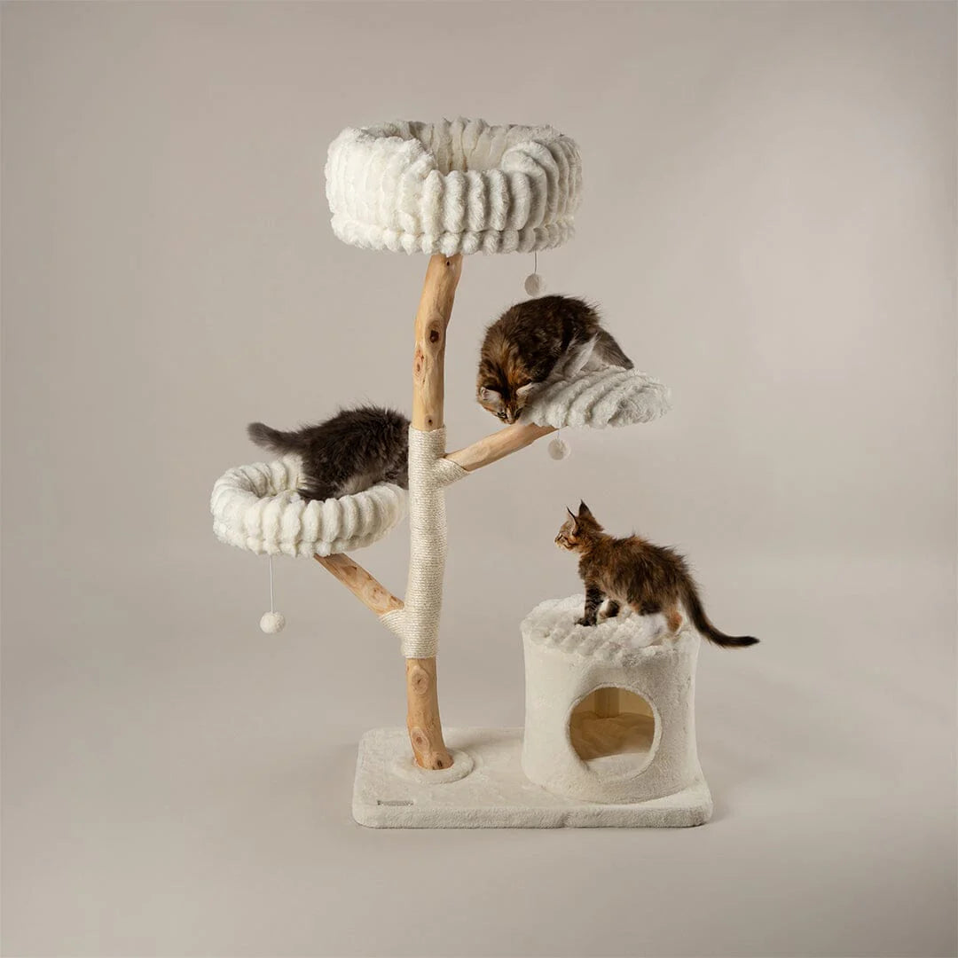 Alpine Pyrenees Cat Scratcher Tree - Cream