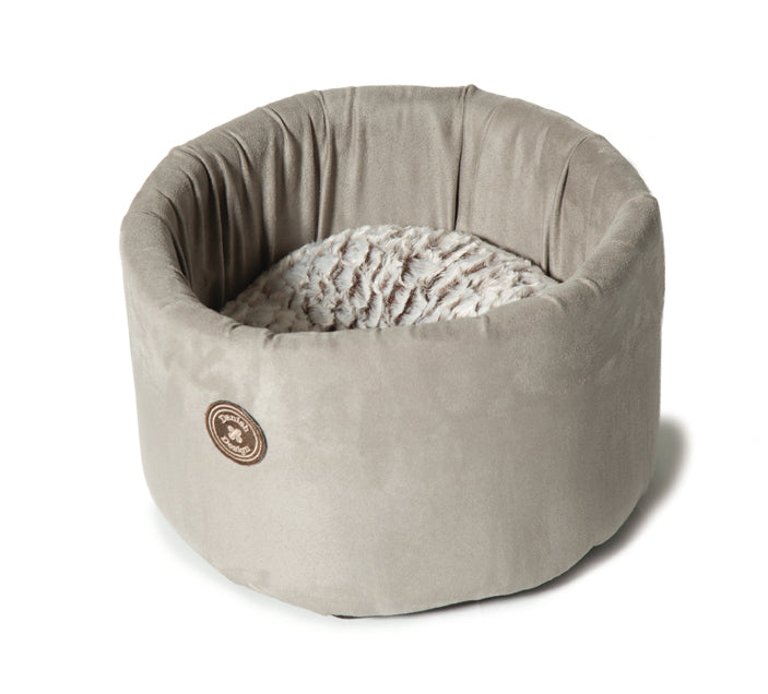 Arctic Grey Cat Cosy Bed By Danish Design