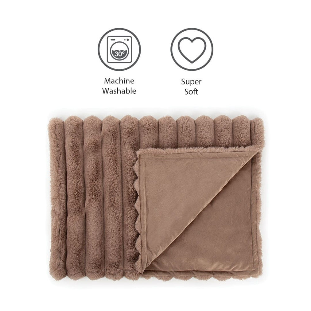 Aspen Cat Blanket - Taupe 2