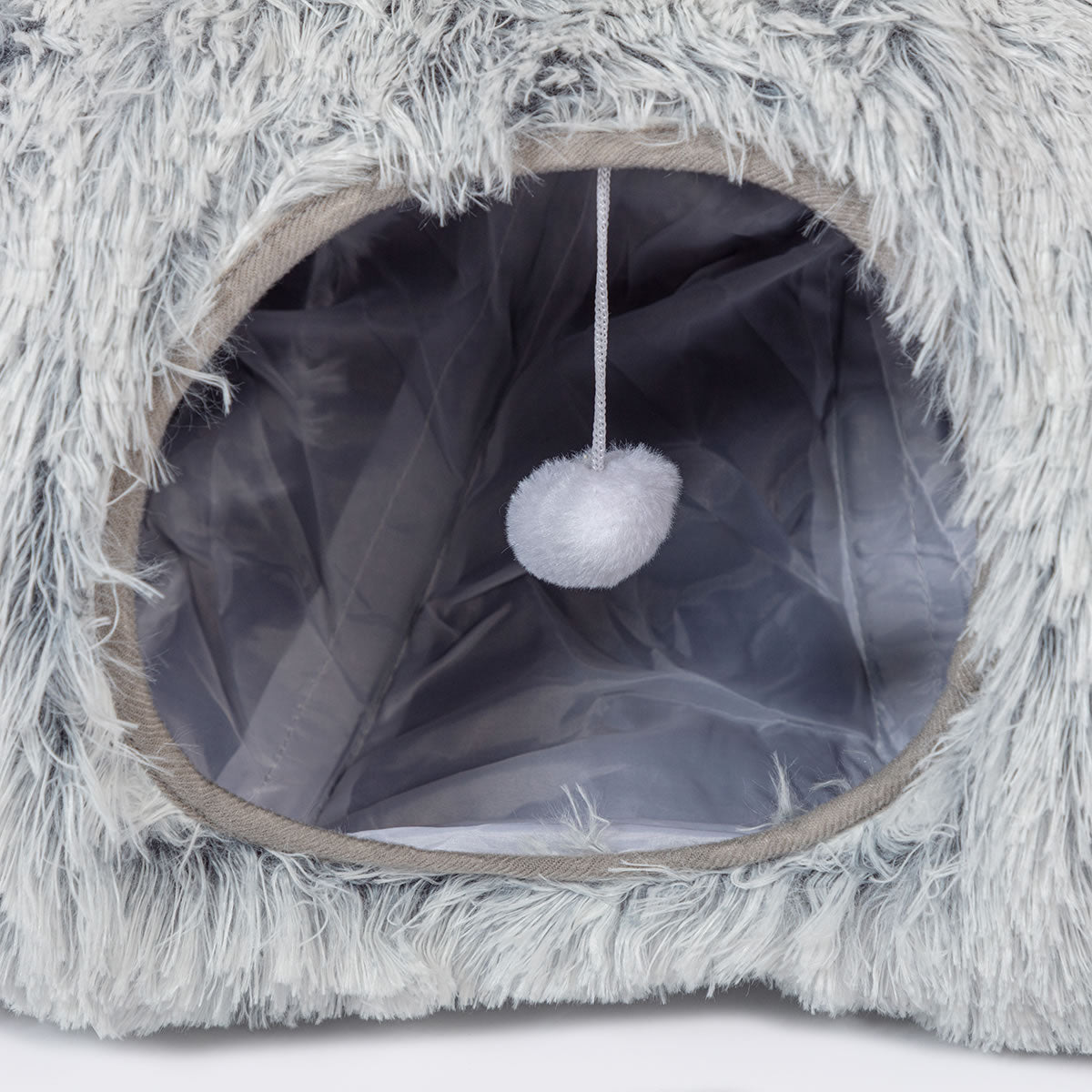 Cat Tunnel Fur Grey Danish Design