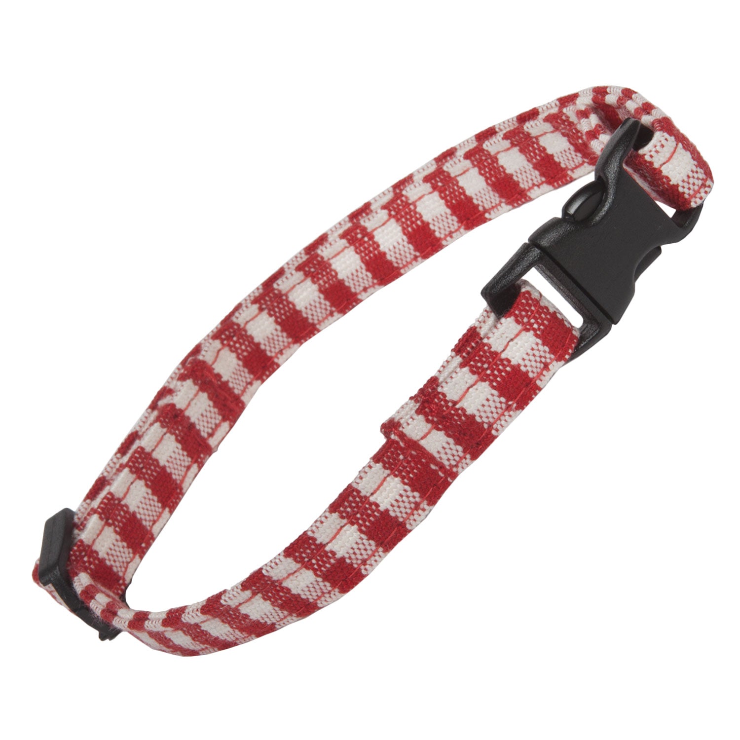 Red Gingham Cat Collar
