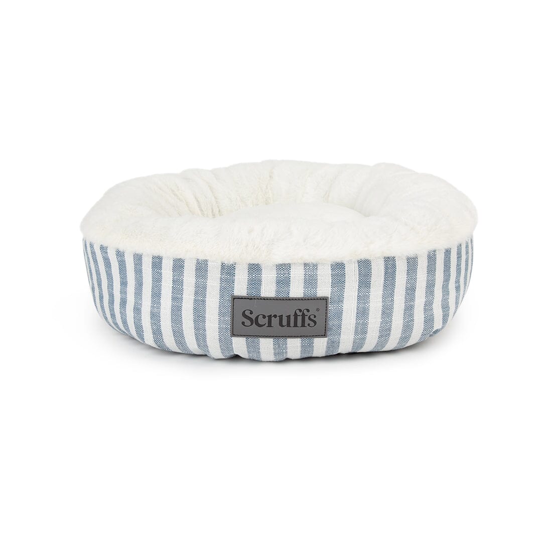 Coastal Stripe Cat Bed - Blue