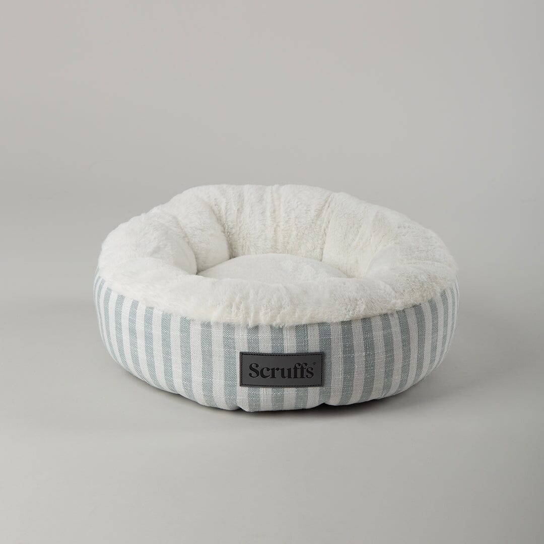 Coastal Stripe Cat Bed - Green