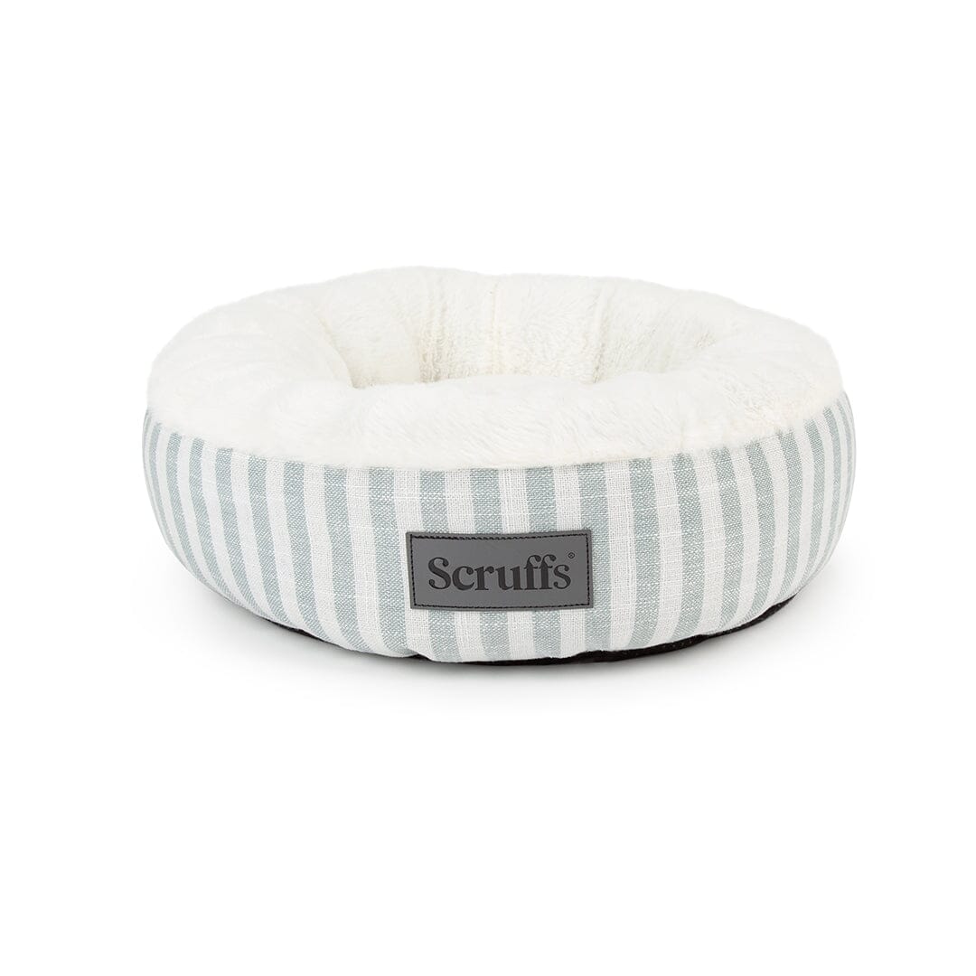 Coastal Stripe Cat Bed - Green