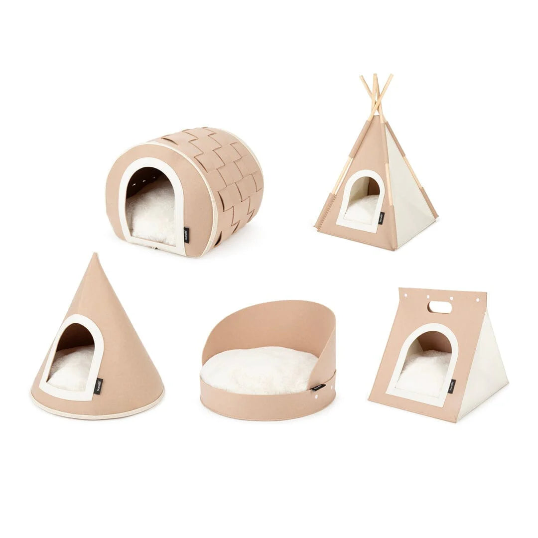 Stockholm Felt Bag Cat Beds - Scruffs