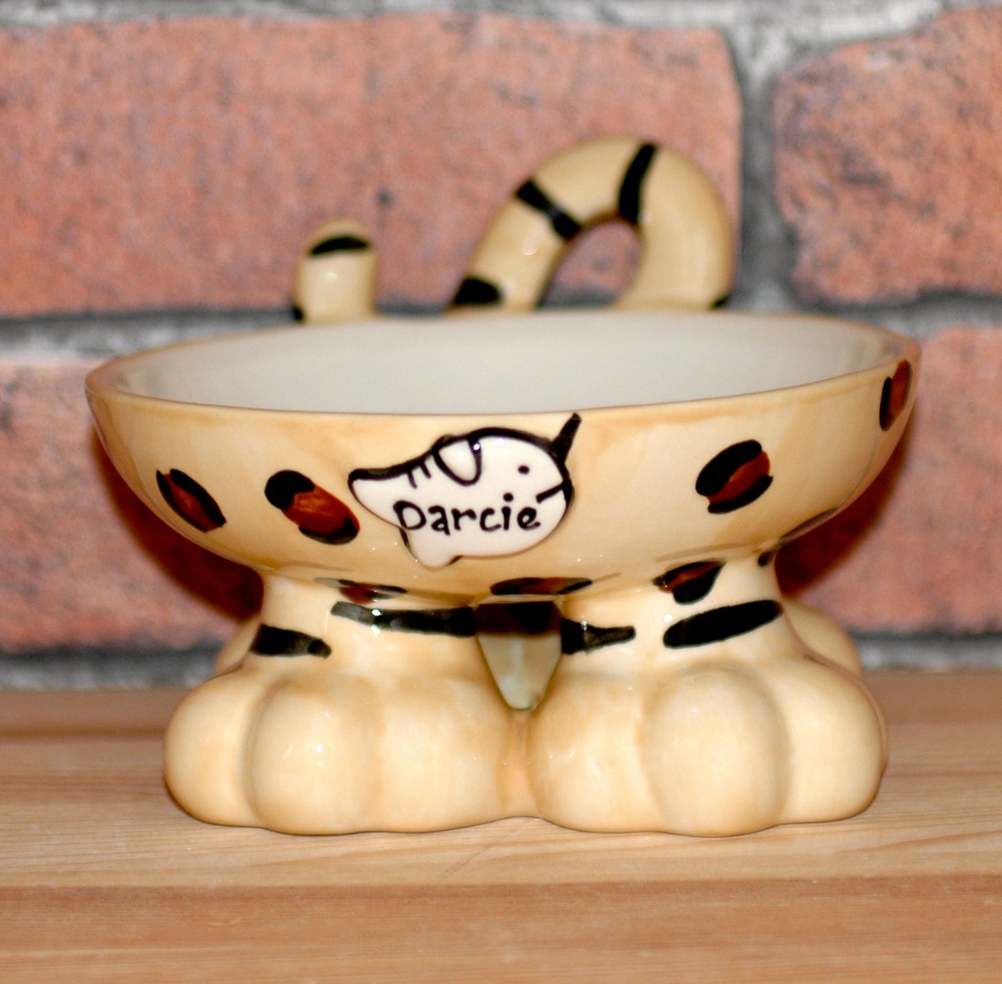 Personalised Cat Legs Bowl