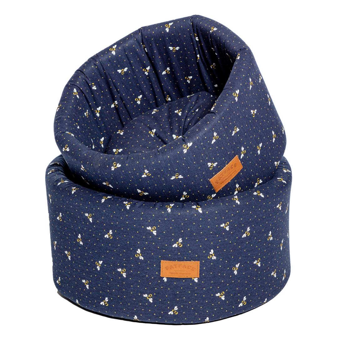 FatFace Spotty Bees Cat Cosy Bed 2