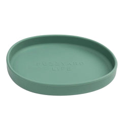 FuzzYard Life Silicone Cat Dish In Myrtle Green