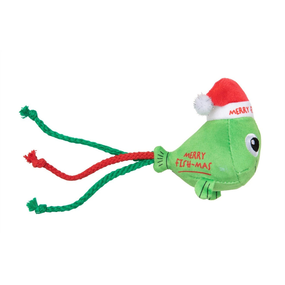 FuzzYard Merry Fishmas Cat Toy 2