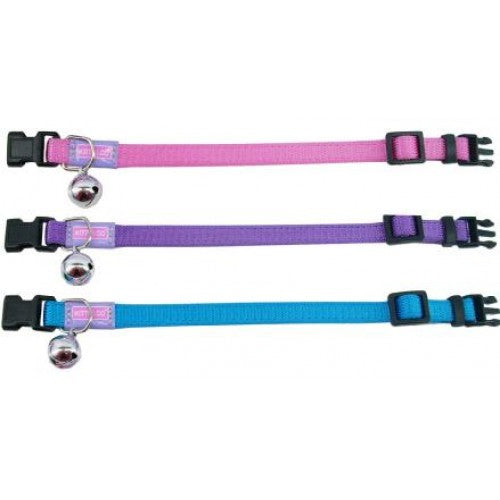 Kitty & Co Snag Free and Snap Free Blue Kitten Collar 2