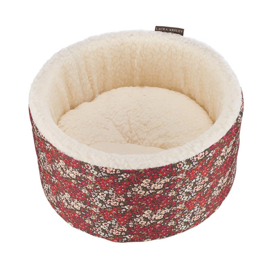 Laura Ashley Libby Ditsy Floral Cat Cosy Bed 2