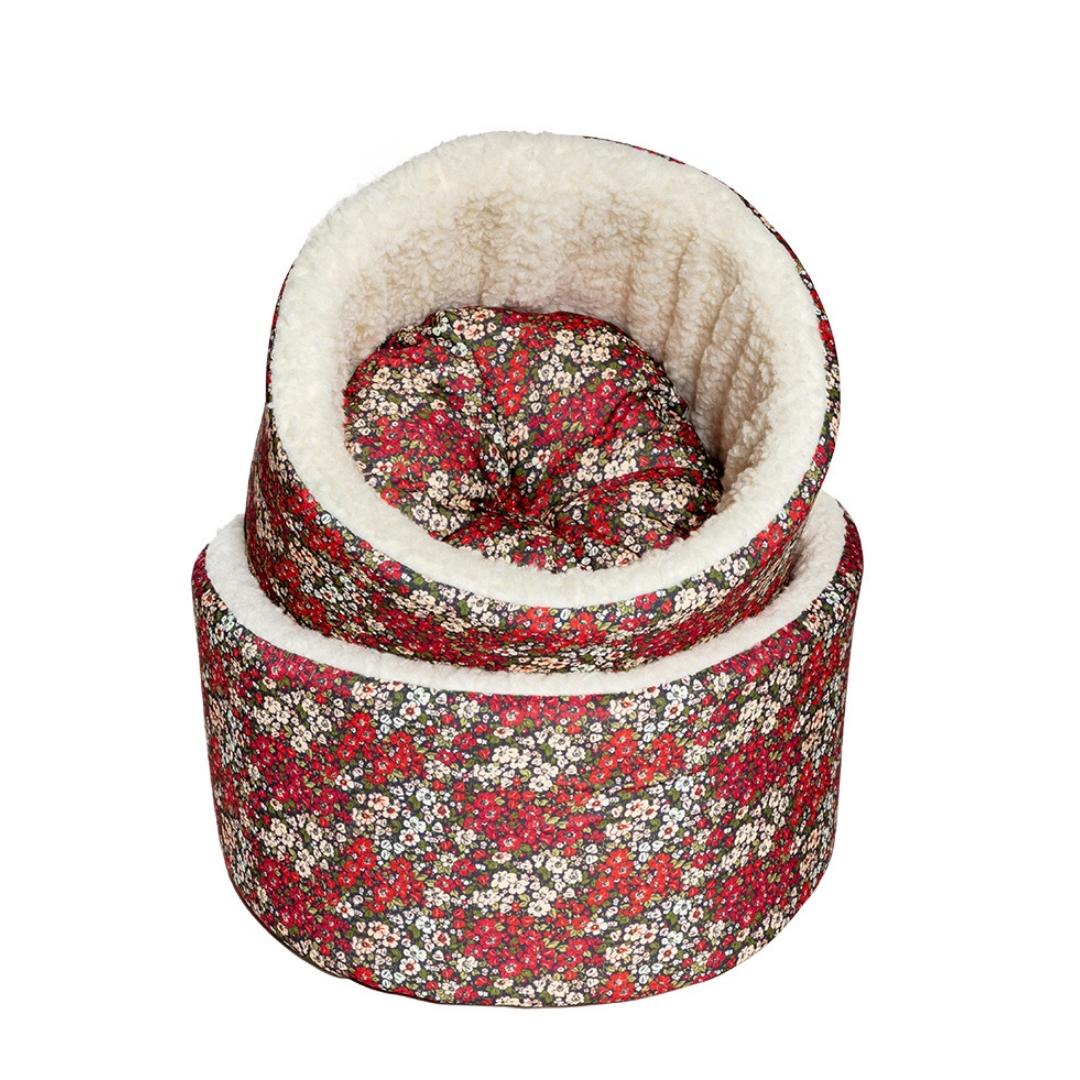 Laura Ashley Libby Ditsy Floral Cat Cosy Bed 3