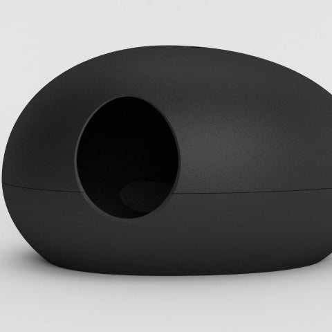 Luxury Black Poopoopeedo Cat Litter Box