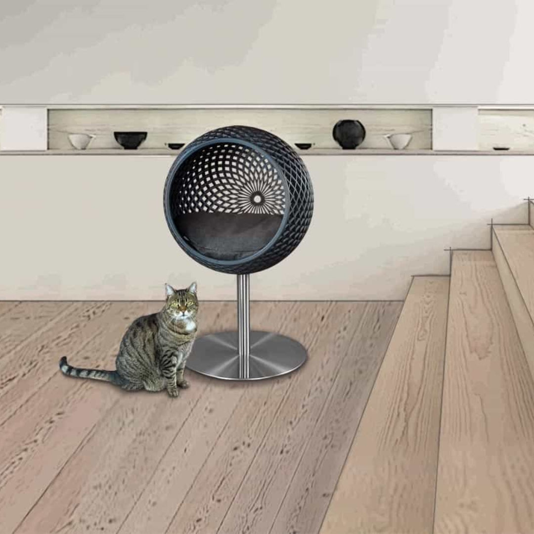 Luxury Cocoon Raised Cat Stand Bed 3
