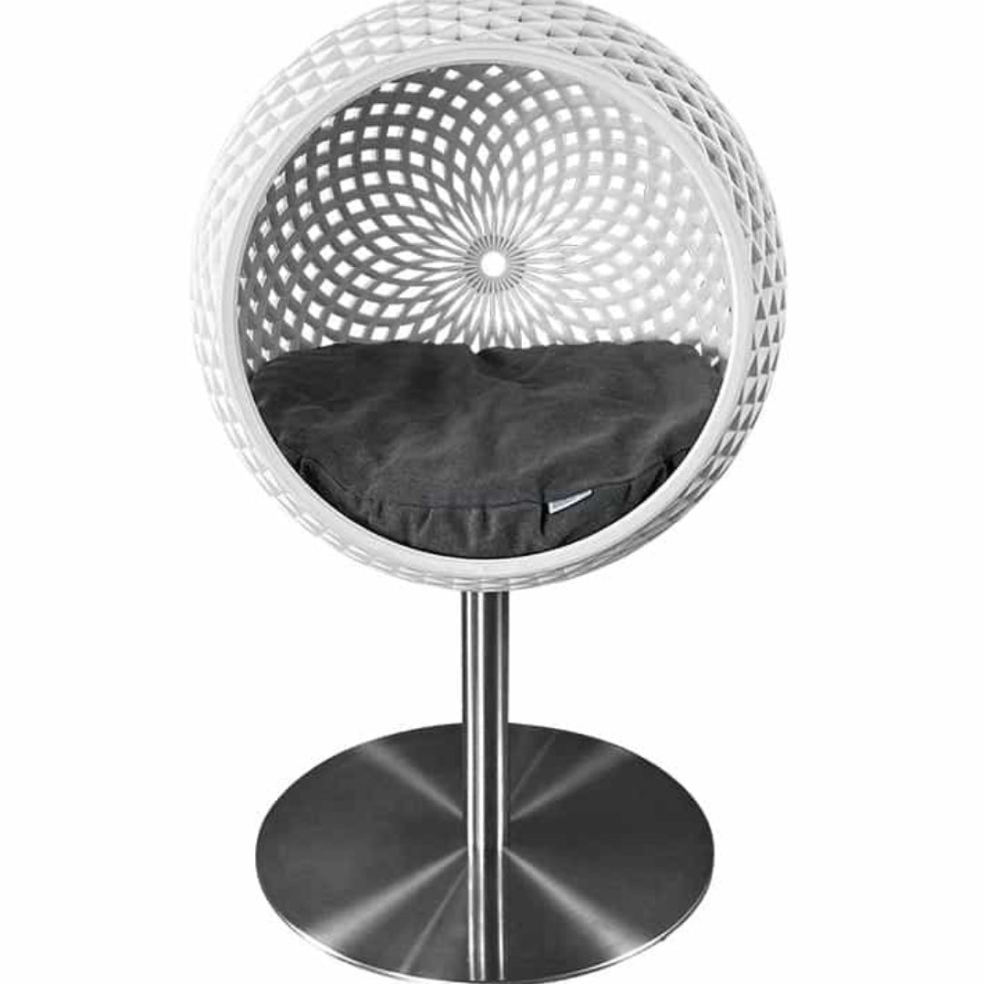 Luxury Cocoon Raised Cat Stand Bed 7
