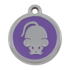 Luxury My Sweetie Lilac Mouse Cat Pet ID Tag