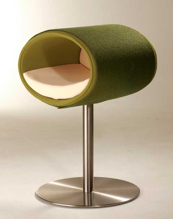 Luxury Rondo Felt Cat Stand Scratch Cover Moss