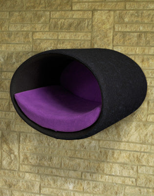 Luxury Rondo Wall Felt Cat Bed