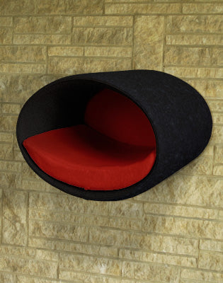 Luxury Rondo Wall Felt Cat Bed