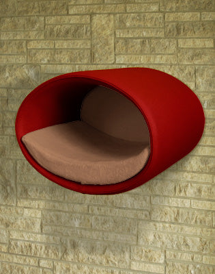 Luxury Rondo Wall Felt Cat Bed