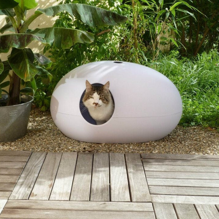 Luxury White Poopoopeedo Cat Litter Box 12