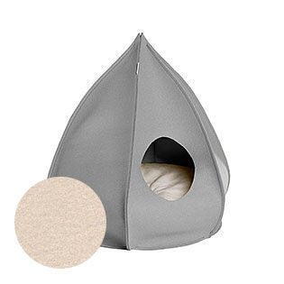 Luxury Berta Felt Cat Cave Bed