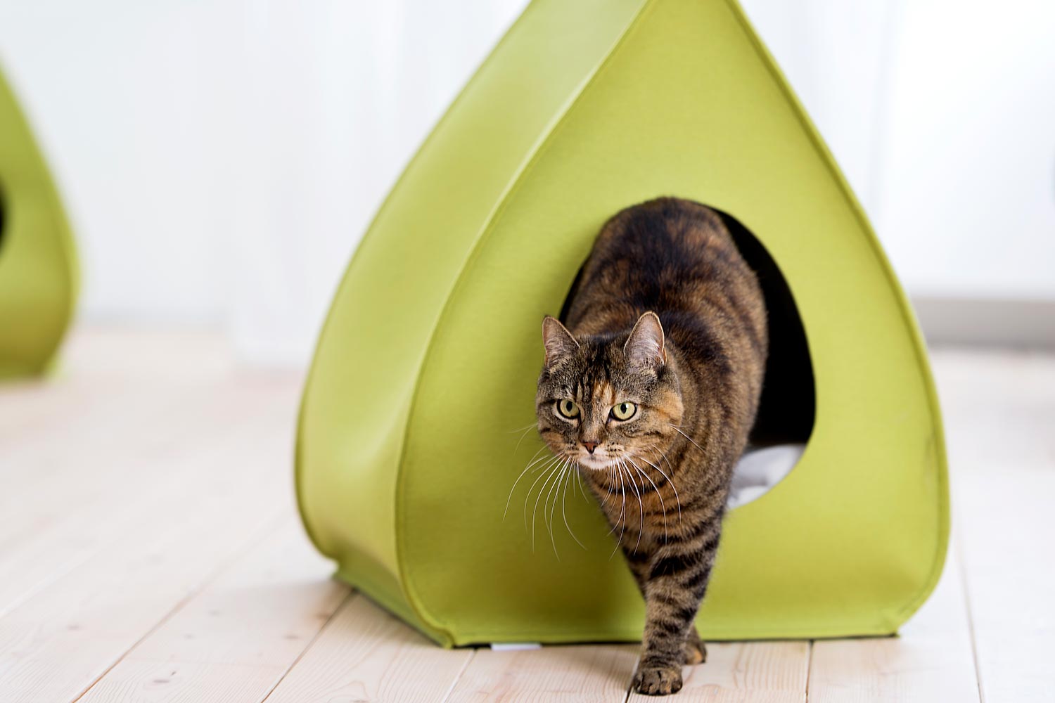 Luxury Pina Felt Cat Cave Bed