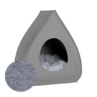 Luxury Pina Felt Cat Cave Bed