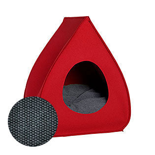 Luxury Pina Felt Cat Cave Bed