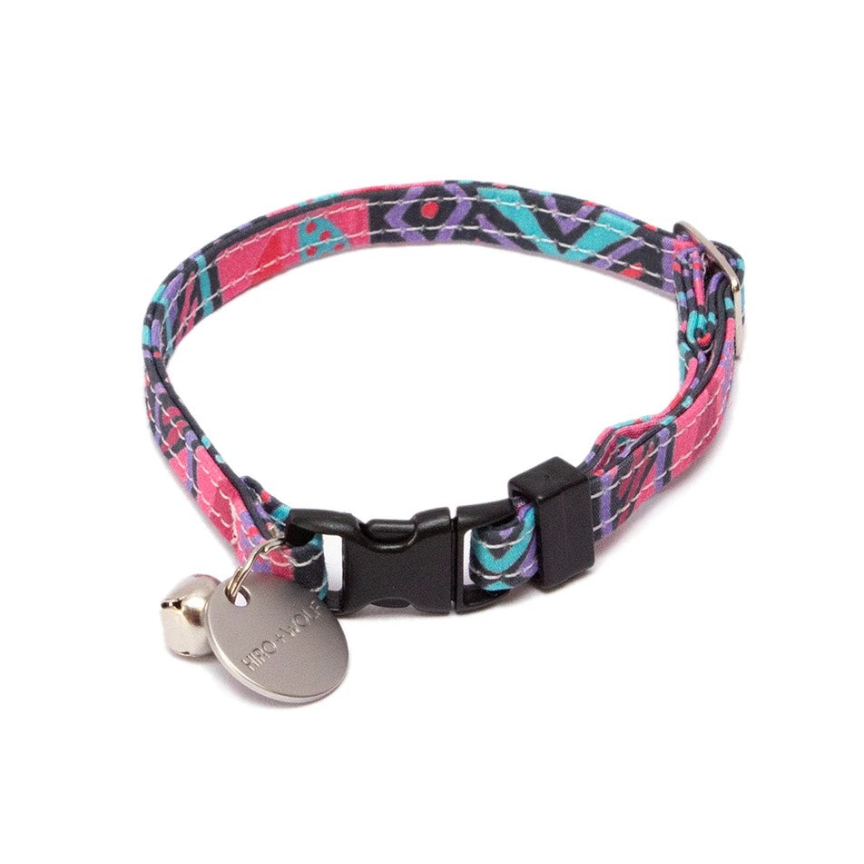 Mud Cloth Vegan Breakaway Cat Collar 3