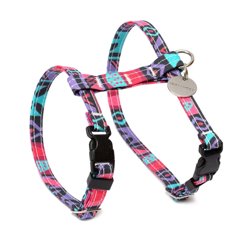 Mud Cloth Vegan Cat Harness 2