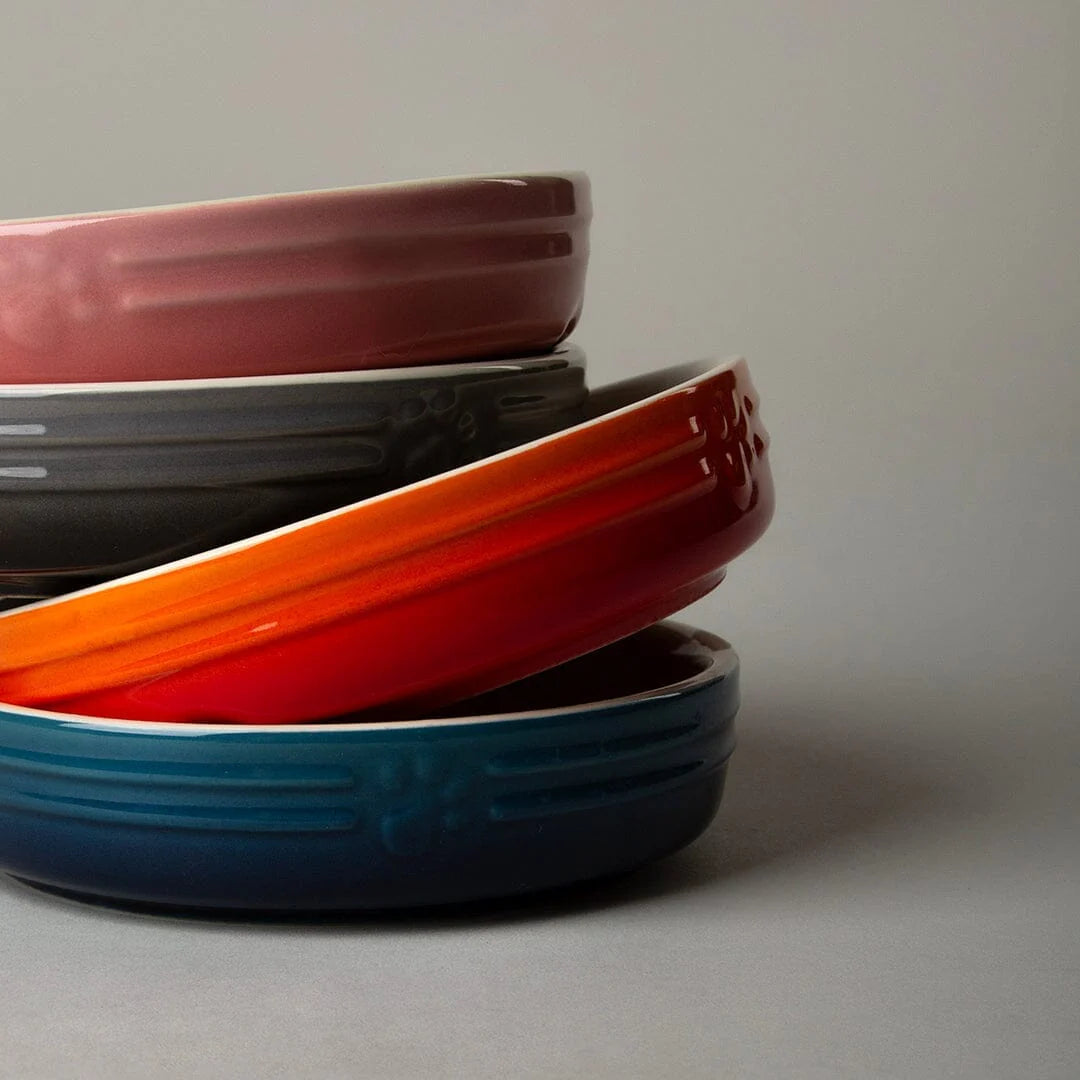 Ombre 2 Piece Cat Food Bowl & Saucer Set